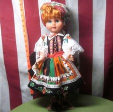 POLISH FOLK TANCERKA Krakowianka lalka Lowicz lata 80. zabawka Polish import Kanon czamara na sprzedaż  Wysyłka do Poland