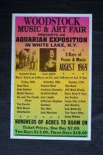 Woodstock tour poster for sale  Augusta