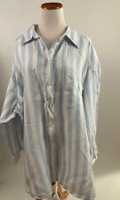 Blue striped linen for sale  Houston