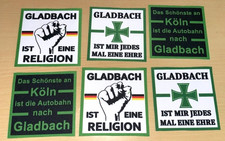 Mönchengladbach fan aufnäher gebraucht kaufen  Bad Segeberg