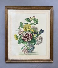 Bouquet fleurs lithographie d'occasion  Artigues-près-Bordeaux