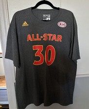 Camiseta cinza masculina 2017 Stephen Curry NBA All Star XL 30 KIA Adidas comprar usado  Enviando para Brazil