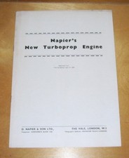Napier new turboprop for sale  WELLING