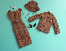 Chocolate brown crocheted for sale  East Orleans