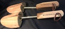 Par Vintage GH Bass & Co Sapato de Madeira Maciça Madeira Cedro Formadores Médios Macas, usado comprar usado  Enviando para Brazil