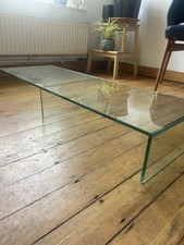 Vintage glass console for sale  LONDON
