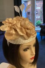Pillbox hat white for sale  WIMBORNE