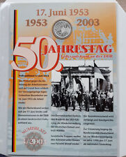 Numisblatt 2003 jahrestag gebraucht kaufen  Falkenstein