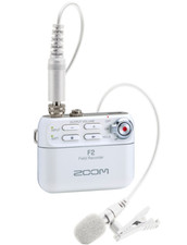 Usado, Gravador de campo Zoom F2-BT 32 bits com microfone de lapela e Bluetooth branco *NOVO* comprar usado  Enviando para Brazil