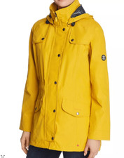Casaco Barbour Trevose impermeável respirável chuva com capuz tamanho 2 cor amarelo comprar usado  Enviando para Brazil