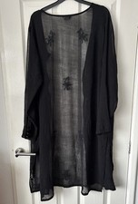 Black kaftan size for sale  STOKE-ON-TRENT