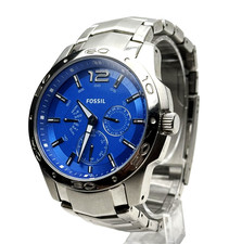Usado, RELÓGIO MASCULINO FOSSIL BQ9420 MOSTRADOR AZUL MULTIFUNCIONAL 44mm PULSEIRA DATA 10ATM comprar usado  Enviando para Brazil