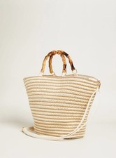 Shopper paglia con usato  Morro d'Oro