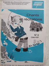 Chants récitations cm2 d'occasion  Étain