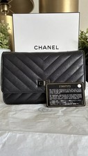 Chanel WOC So Black Chevron 2.55 Lock Black Hardware Authentic Hologram 23 comprar usado  Enviando para Brazil
