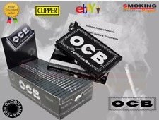 1 X Cartine OCB Premium Nere Corte Doppie Scatola Doppia Da 25 Libretti comprar usado  Enviando para Brazil