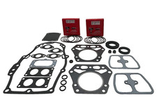 2 ANÉIS DE PISTÃO PADRÃO E CONJUNTO DE JUNTAS COM VEDAÇÕES DE VIRABREQUIM FH601V FH641V FH680V comprar usado  Enviando para Brazil