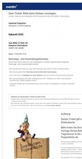 Eventim tickets augsburger gebraucht kaufen  Berlin