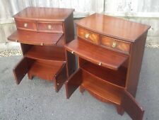 Pair mahogany bookcase for sale  BRIDGWATER