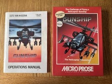 Gunship c64 commodore for sale  PRESTON