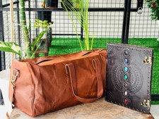 Bagaglio pelle viaggio usato Bagaglio pelle viaggio usato  Buonconvento