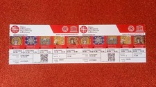 Biglietti ingresso sequenziali usato  Poggibonsi