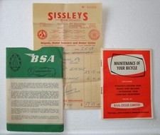 Vintage bsa cycles for sale  WALTHAM ABBEY