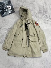 Używany, Parajumpers Squadron Kurtka Parka Slim Fit Rozmiar S Damska Archiwum Beżowy Nylon na sprzedaż  PL