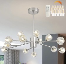 Lustres Bagood 15 luzes níquel Sputnik 35,5" cristal Sputnik Chand comprar usado  Enviando para Brazil