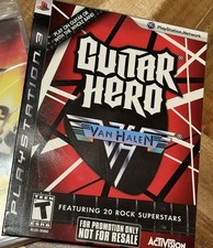 Guitar Hero Van Halen PS3 promocional não para disco de revenda com capa  comprar usado  Enviando para Brazil