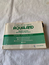 CITIZEN Aqualand Diver's Watch Sensor Istruzioni Cal. C 50* Mai usata  comprar usado  Enviando para Brazil