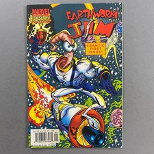 EARTHWORM JIM 1 VARIANTE DE ADESIVO DE BANCA RARA HTF (1995, MARVEL COMICS), usado comprar usado EARTHWORM JIM 1 VARIANTE DE ADESIVO DE BANCA RARA HTF (1995, MARVEL COMICS), usado comprar usado  Enviando para Brazil