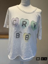 Wildfox womens white for sale  HOLMFIRTH