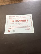 Ramones concert ticket for sale  DERBY