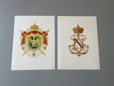 Affiches armoiries empereur d'occasion  Hyères