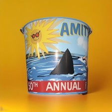 Balde de pipoca exclusivo Jaws 50º aniversário cinema cinema comprar usado  Enviando para Brazil
