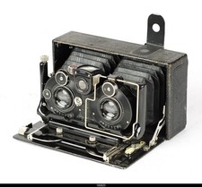 Używany, ICA Stereo-Ideal 651 aparat 6x13cm obiektyw Zeiss Tessar 9cm EX++ na sprzedaż  PL