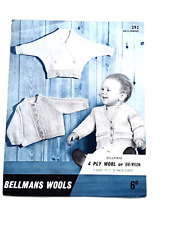 Bellmans knitting pattern for sale  KING'S LYNN