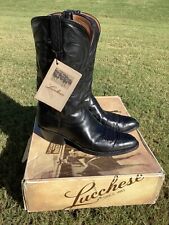 Vintage lucchese black for sale  Greenville