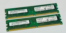 Kit de memória DDR2 2GB (2x1GB) Crucial Micron MT8HTF12864AZ-667H1 PC2-5300U 667MHz comprar usado Kit de memória DDR2 2GB (2x1GB) Crucial Micron MT8HTF12864AZ-667H1 PC2-5300U 667MHz comprar usado  Enviando para Brazil