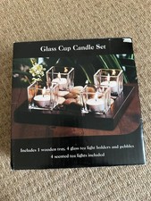 Glass cup candle for sale  DERBY