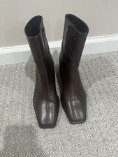 Bota de tornozelo Vagabond Hedda feminina em couro chocolate EUA tamanho 7 UE 37 comprar usado  Enviando para Brazil