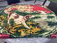 Cobertor de colo antigo de lã para carruagem de cavalo pássaro cachorro ponteiro de caça comprar usado  Enviando para Brazil
