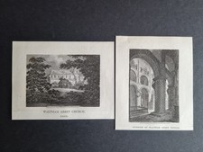 Antique pair prints for sale  ROMFORD