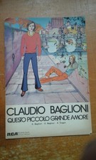 Spartito claudio baglioni usato  Bosco Marengo