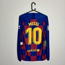 Usado, Camisa de futebol Barcelona manga longa 2019/20 Home MESSI #10 (M) Auc nova com etiquetas comprar usado  Enviando para Brazil