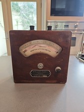 USADO WESTON MODELO 155 MEDIDOR DE VOLTAGEM AC COM CAIXA DE MADEIRA EXCELENTE ESTADO comprar usado  Enviando para Brazil