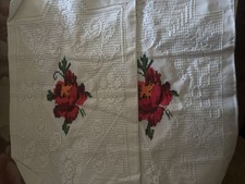 Embroidered floral pillow for sale  Elk Grove