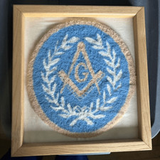 Masonic handmade framed for sale  Reynoldsville