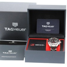 TAG HEUER CAZ201D Fórmula 1 Ayrton Senna automático masculino #C247 comprar usado  Enviando para Brazil